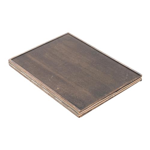 PORTAFOTOS DE PLATA DE MEDIADOS DE SIGLO XX