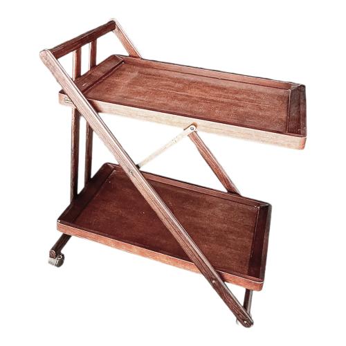CARRITO Y MESITA AUXILIAR DEL ÚLTIMO CUARTO DEL S.XX