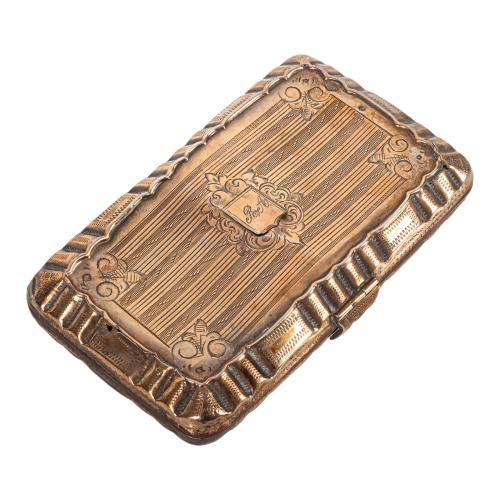 PEQUEÑO CAJA CIGARRERA DEL SIGLO XIX