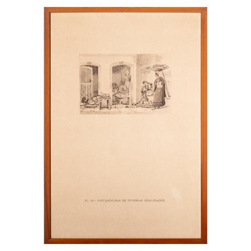 SÉRIE DE LITOGRAFIAS FRANCESAS DE JEAN BAPTISTE DEBRET