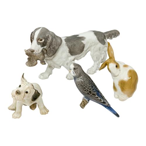 CONJUNTO DE FIGURITAS DE PORCELANA ROYAL COPENHAGUEN