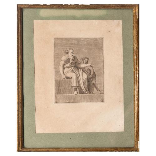 COLECCIÓN DE SEIS GRABADOS ITALIANOS DEL SIGLO XVI