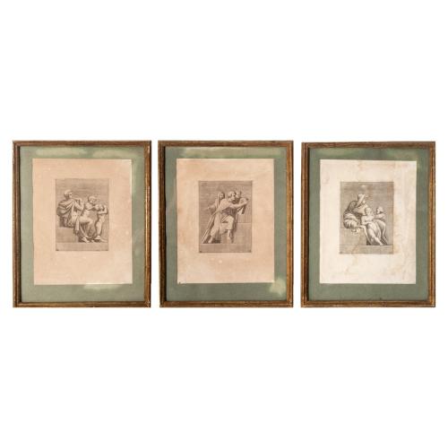 COLECCIÓN DE SEIS GRABADOS ITALIANOS DEL SIGLO XVI