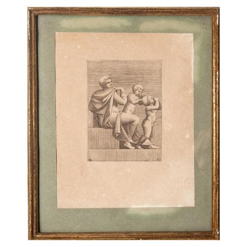 COLECCIÓN DE SEIS GRABADOS ITALIANOS DEL SIGLO XVI