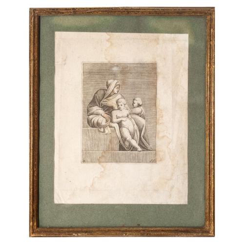 COLECCIÓN DE SEIS GRABADOS ITALIANOS DEL SIGLO XVI