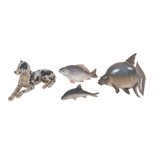 CONJUNTO DE FIGURAS DE PORCELANA DANESA ÚLTIMO CUARTO S.XX
