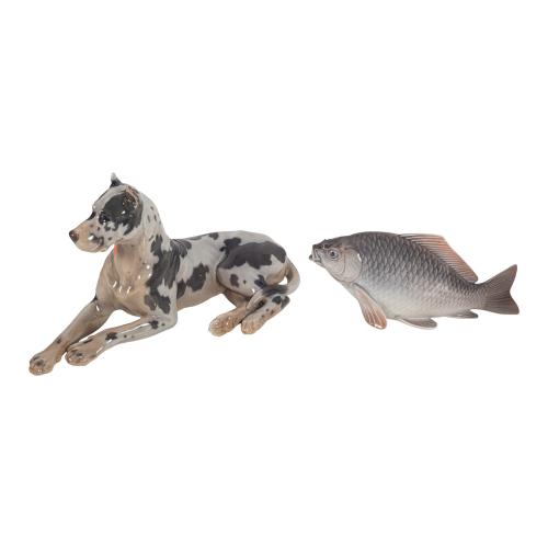 CONJUNTO DE FIGURAS DE PORCELANA DANESA ÚLTIMO CUARTO S.XX