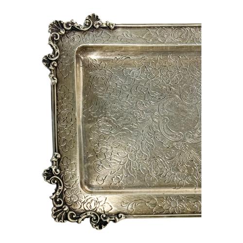 SALVILLA DE PLATA DE MEDIADOS DE SIGLO XX