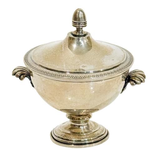 AZUCARERO DE PLATA DE MEDIADOS DE SIGLO XX