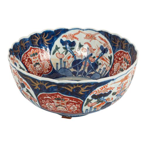 CENTRO PORCELANA JAPONESA IMARI MEDIADOS DEL SIGLO XIX
