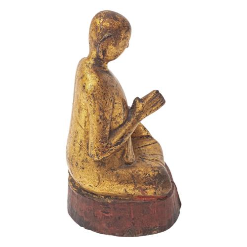FIGURA DE MONJE BUDISTA S.XX