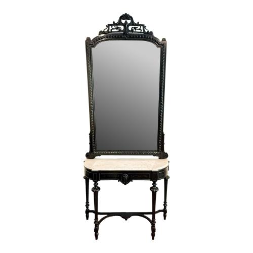 MUEBLE CONSOLA CON ESPEJO ALFONSINA FINALES S. XIX