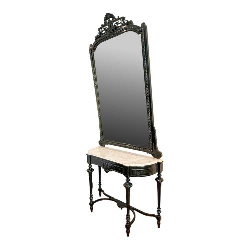 MUEBLE CONSOLA CON ESPEJO ALFONSINA FINALES S. XIX