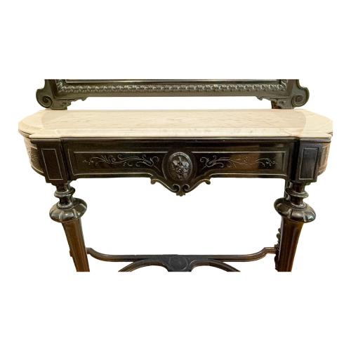 MUEBLE CONSOLA CON ESPEJO ALFONSINA FINALES S. XIX