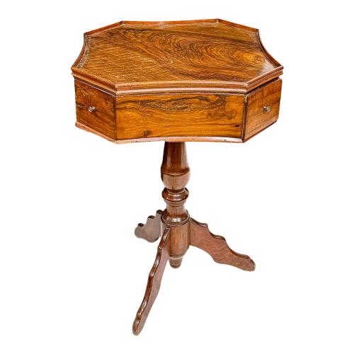 MESITA COSTURERO HEXAGONAL DEL ÚLTIMO TERCIO DE S. XIX