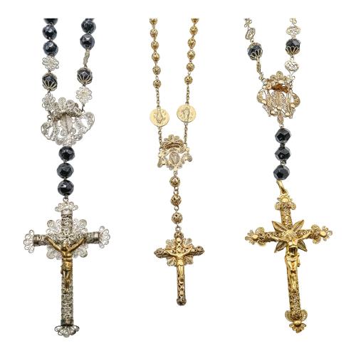 TRES ROSARIOS DE PPS. DEL S.XX