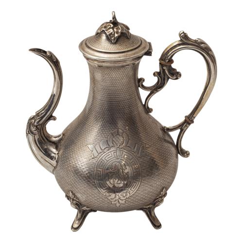 TETERA DE PLATA DE FINALES DE SIGLO XX