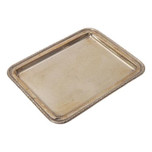 SALVILLA DE PLATA DE MEDIADOS DE SIGLO XX