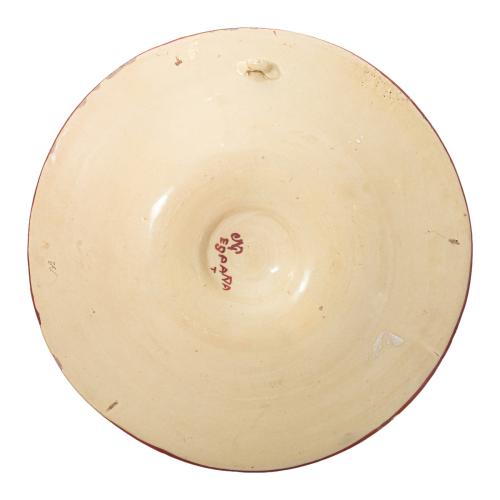 PLATO DE REFLEJOS METÁLICOS CIRCA 1929