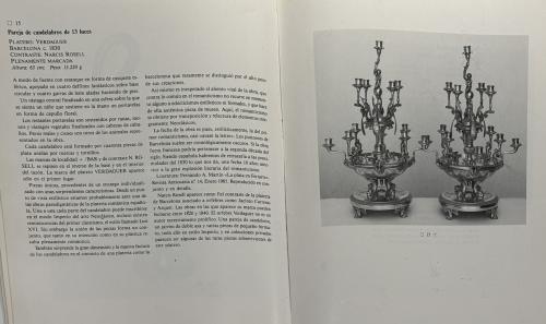 PAREJA DE CANDELABROS IMPERIO DEL SIGLO XIX