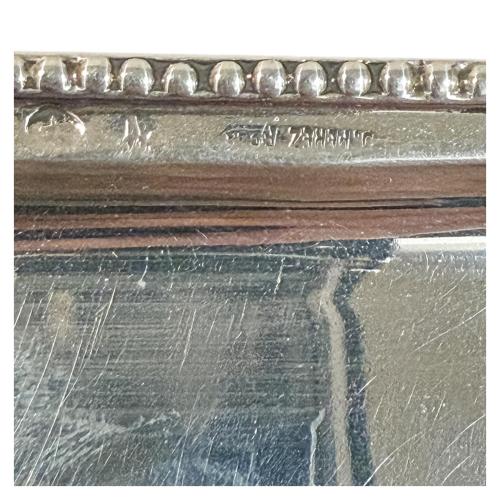 CONJUNTO DE PIEZAS EN PLATA DE LA SEGUNDA MITAD DEL S.XX