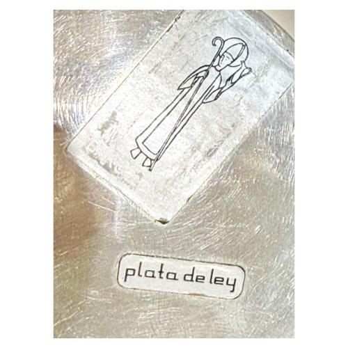 TAZA DE ACRISTIANAR DE PLATA DEL ÚLTIMO TERCIO S. XX