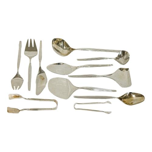 CUBERTERIA DE PLATA DEL ÚLTIMO TERCIO S. XX