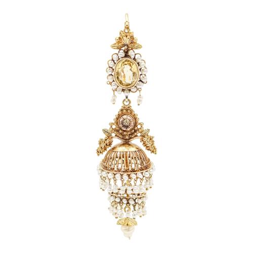 PENDIENTES VALENCIANOS DE BALCONET, DEL S.XIX