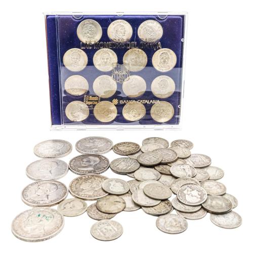 COLECCIÓN DE MONEDAS DE PLATA