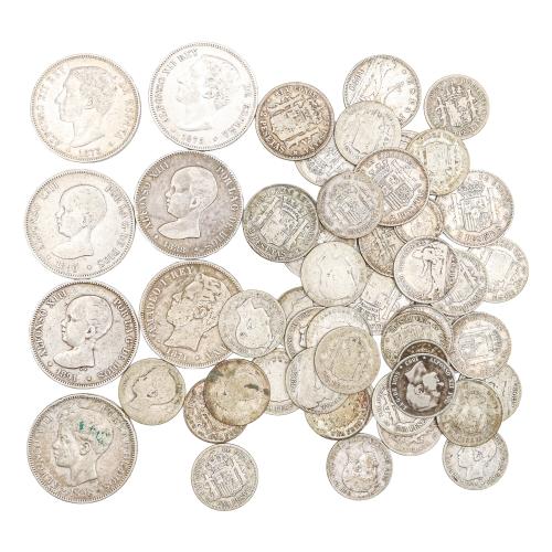 COLECCIÓN DE MONEDAS DE PLATA