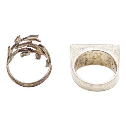 DOS ANILLOS DE PLATA