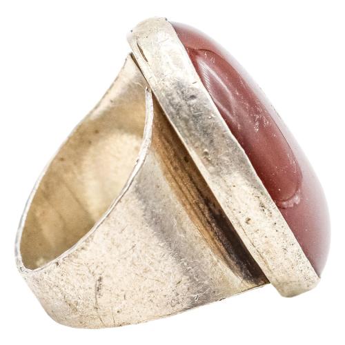 ANILLO DE PLATA CON JASPE