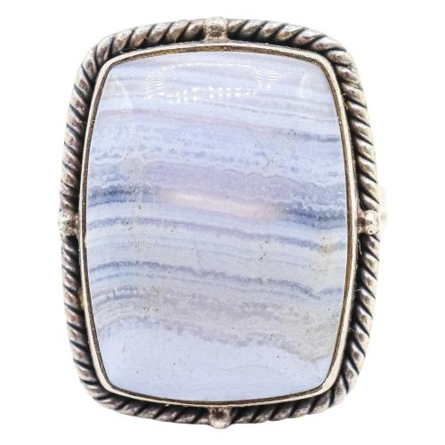 ANILLO DE PLATA CON ÁGATA