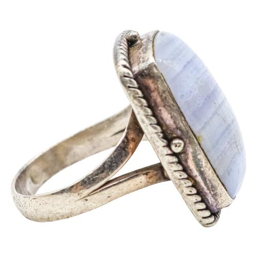 ANILLO DE PLATA CON ÁGATA