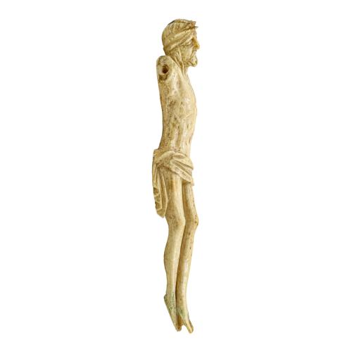 DOS ROSARIOS DE PLATA, CRISTO Y CRUZ COLGANTE