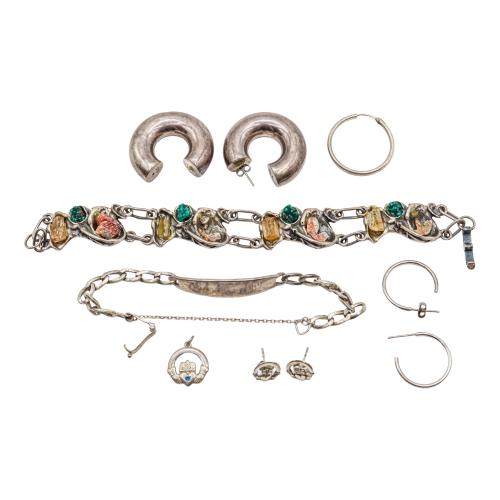 LOTE DE JOYERÍA DE PLATA
