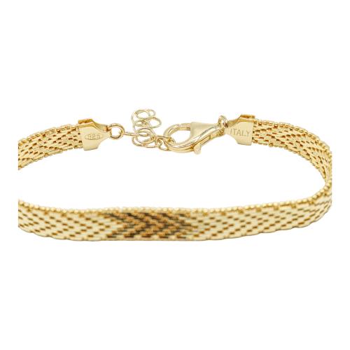 PULSERA DE MALLA DE PLATA