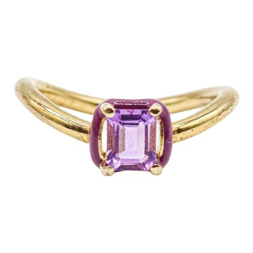 ANILLO TOUS CON AMATISTA