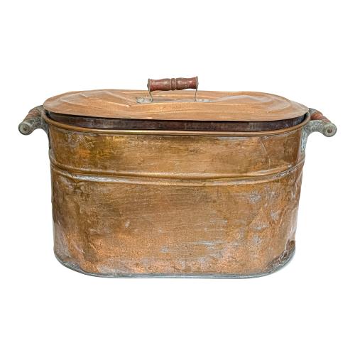 RECIPIENTE DE COBRE DE PRINCIPIOS DEL SIGLO XX