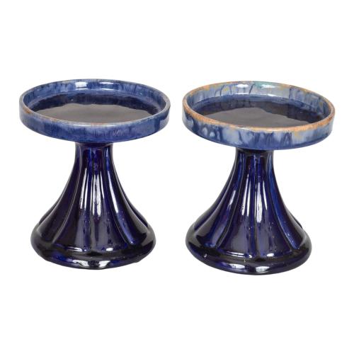 PAREJA DE COPAS DECORATIVAS ART DECÓ 