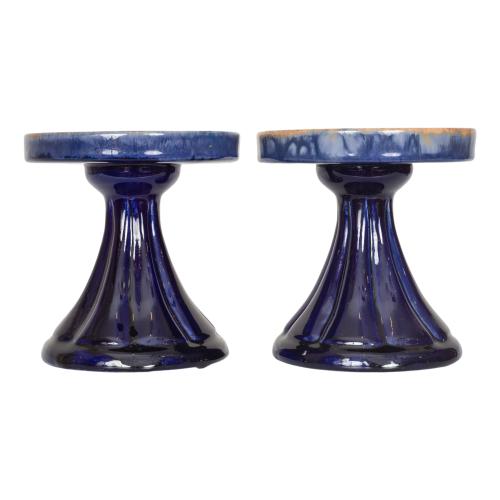 PAREJA DE COPAS DECORATIVAS ART DECÓ 