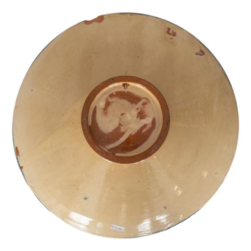 GRAN PLATO DECORATIVO EN CERÁMICA DE LA BISBAL