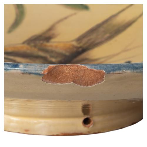 GRAN PLATO DECORATIVO EN CERÁMICA DE LA BISBAL
