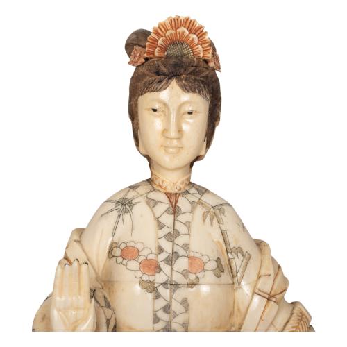 PAREJA DE FIGURAS ORIENTALES DEL ÚLTIMO TERCIO DEL S.XX