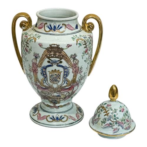 TIBOR EN PORCELANA DEL ÚLTIMO TERCIO DEL S.XX