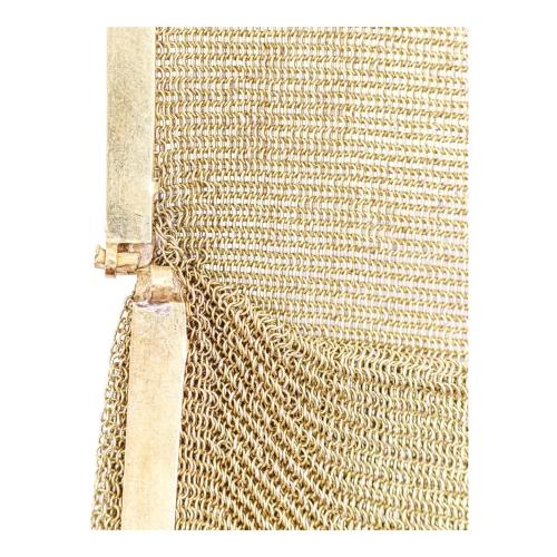 BOLSO DE MANO EN ORO, DE MEDIADOS S.XX