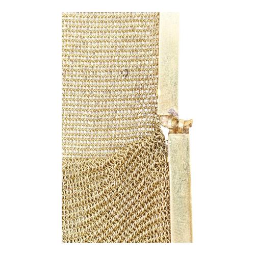 BOLSO DE MANO EN ORO, DE MEDIADOS S.XX