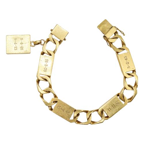 PULSERA NO ME OLVIDES DE MEDIADOS S.XX