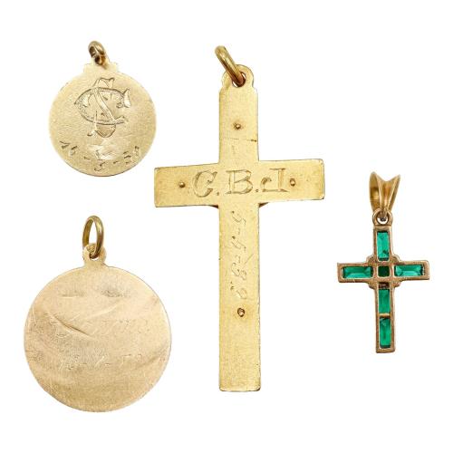 DOS MEDALLAS Y DOS CRUCES, MEDIADOS S.XX