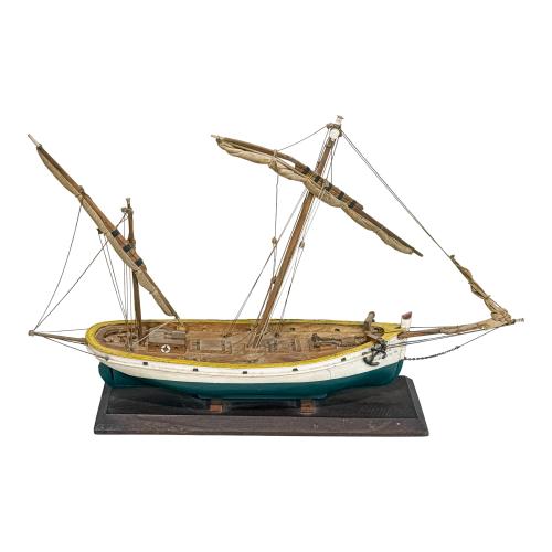 MAQUETA DE FALUCHO DE MEDIAODOS DEL S.XX